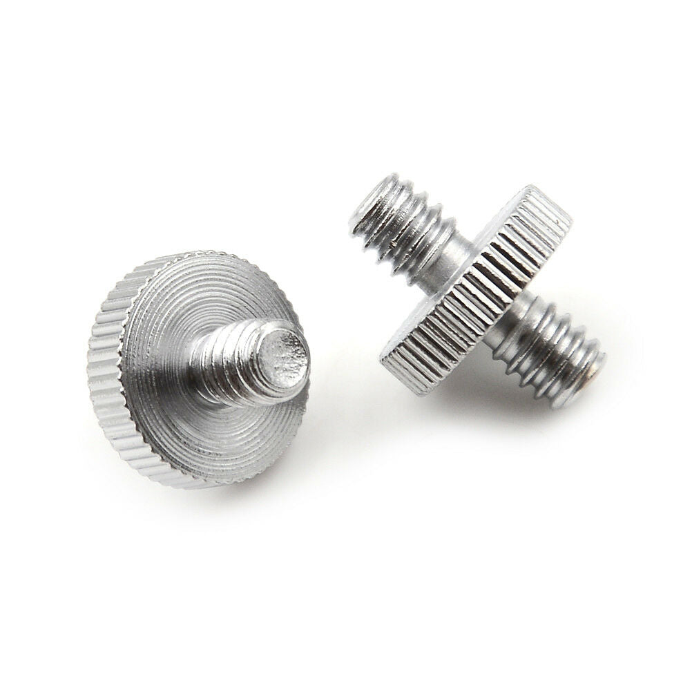 2PCS 1/4" 1/4" Male to 1/4" Male Threaded Screw Adapter Double Head Scr.l8