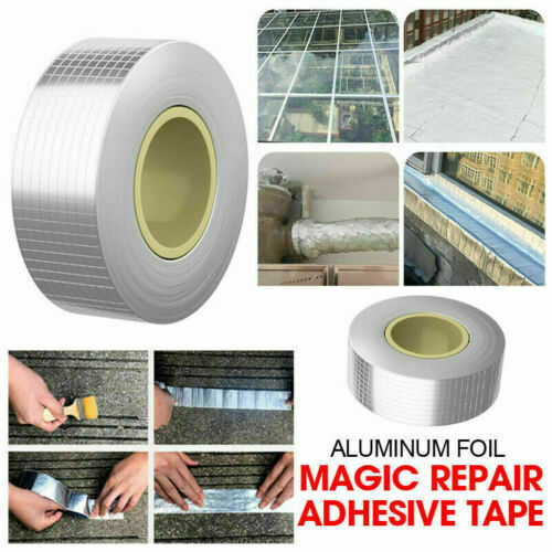 Super Strong Waterproof Butyl Seal Aluminum Foil Magic Repair Adhesive Tape US