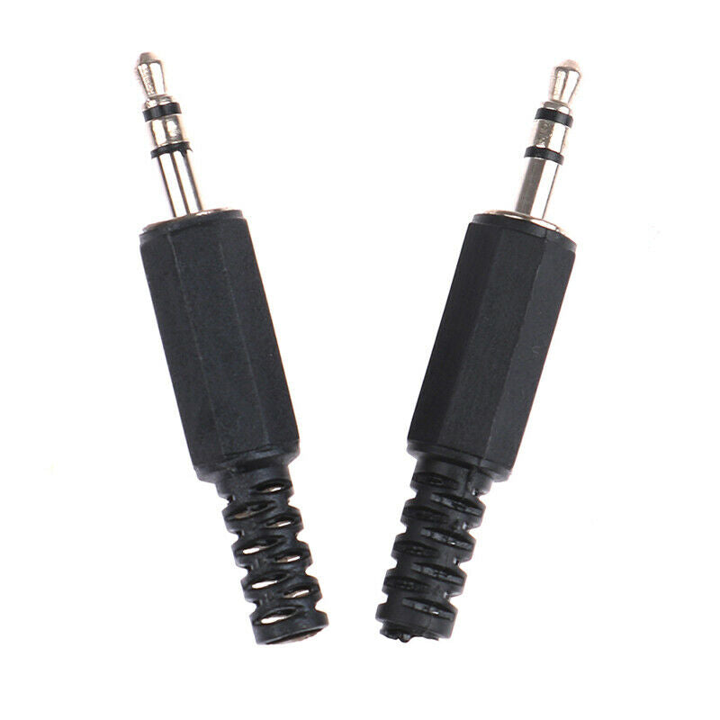 3.5mm 3 Pole Audio Jack Plug Headphone Male Connector Mono Stereo Diy Sol.l8
