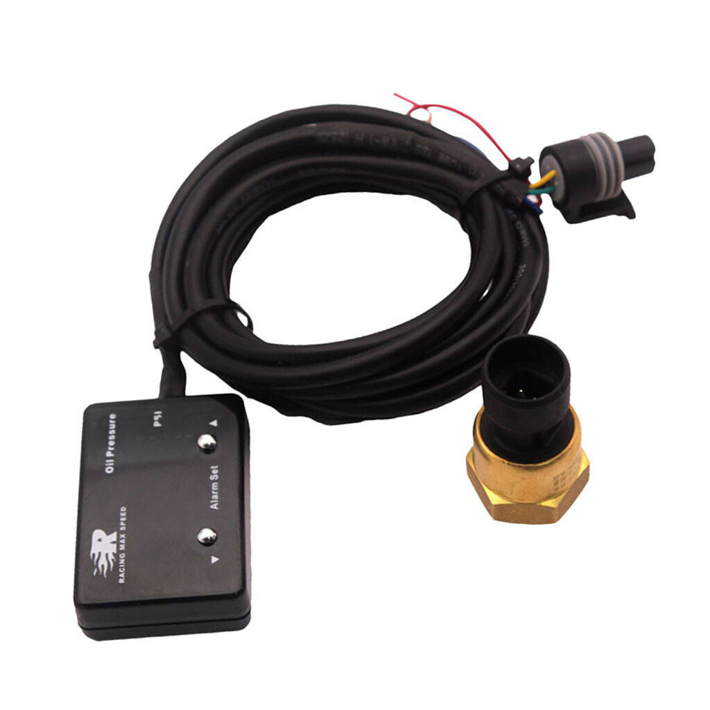 1/8 NPT Pressure Meter Digital Oil Pressure Gauge Oil Press Sensor 0-120PSI