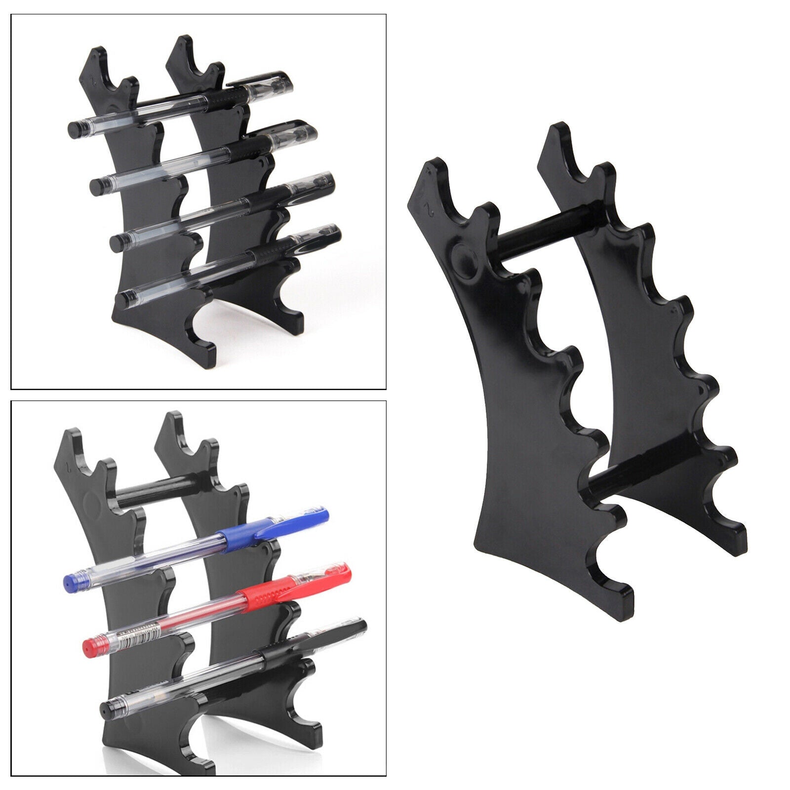 Pen Holder Stand 6-Slot Pen Stand for Home Office Stationery Organizer