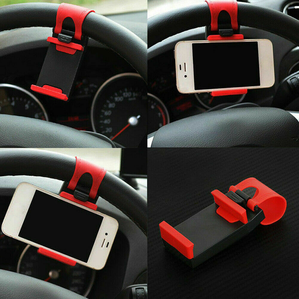 Universal 10Pcs Car Steering Wheel Accessories Mobile Cell Phone Holder Brackets