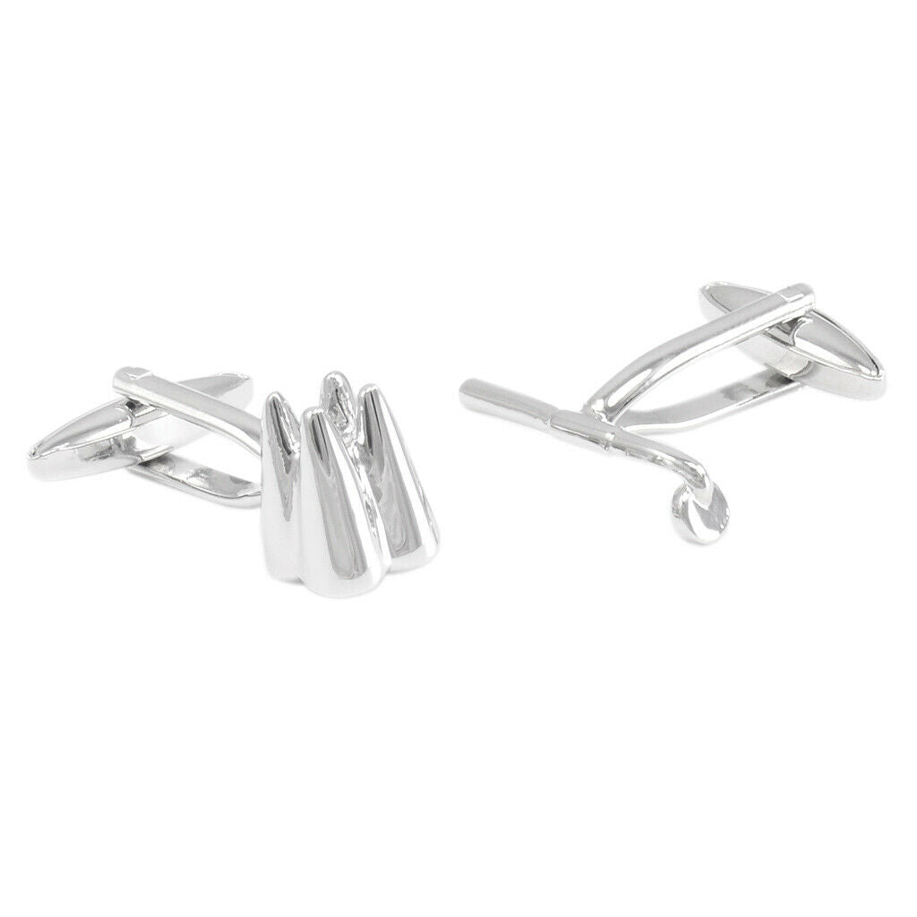 Copper Men Dress Wedding Party Shirt Cuff Links Cufflinks White Steel Plated