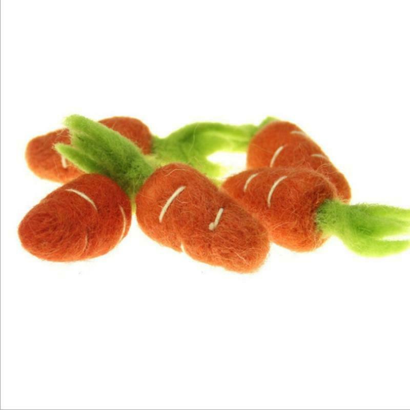 Newborn Photography Felt Carrot Shape Props Baby Girl Boy Photo Tool Handmade