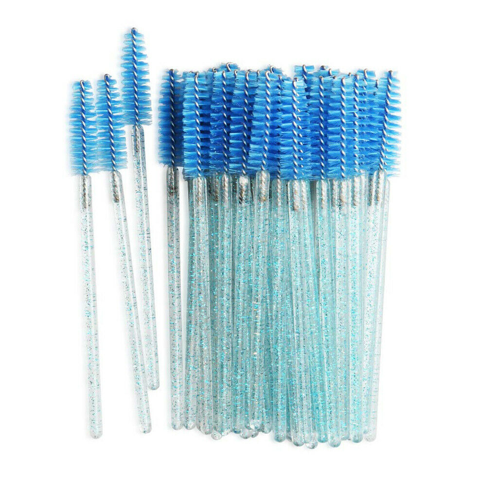 200 Pieces Disposable Mascara Wands Eyelash Brushes Crystal Rod Applicator