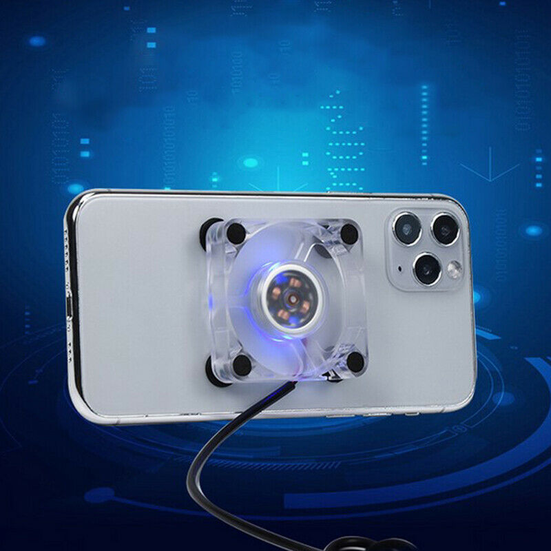 Universal Mini Mobile Phone Cooler Portable Cooling Fan Radiator Cool Artif SJ
