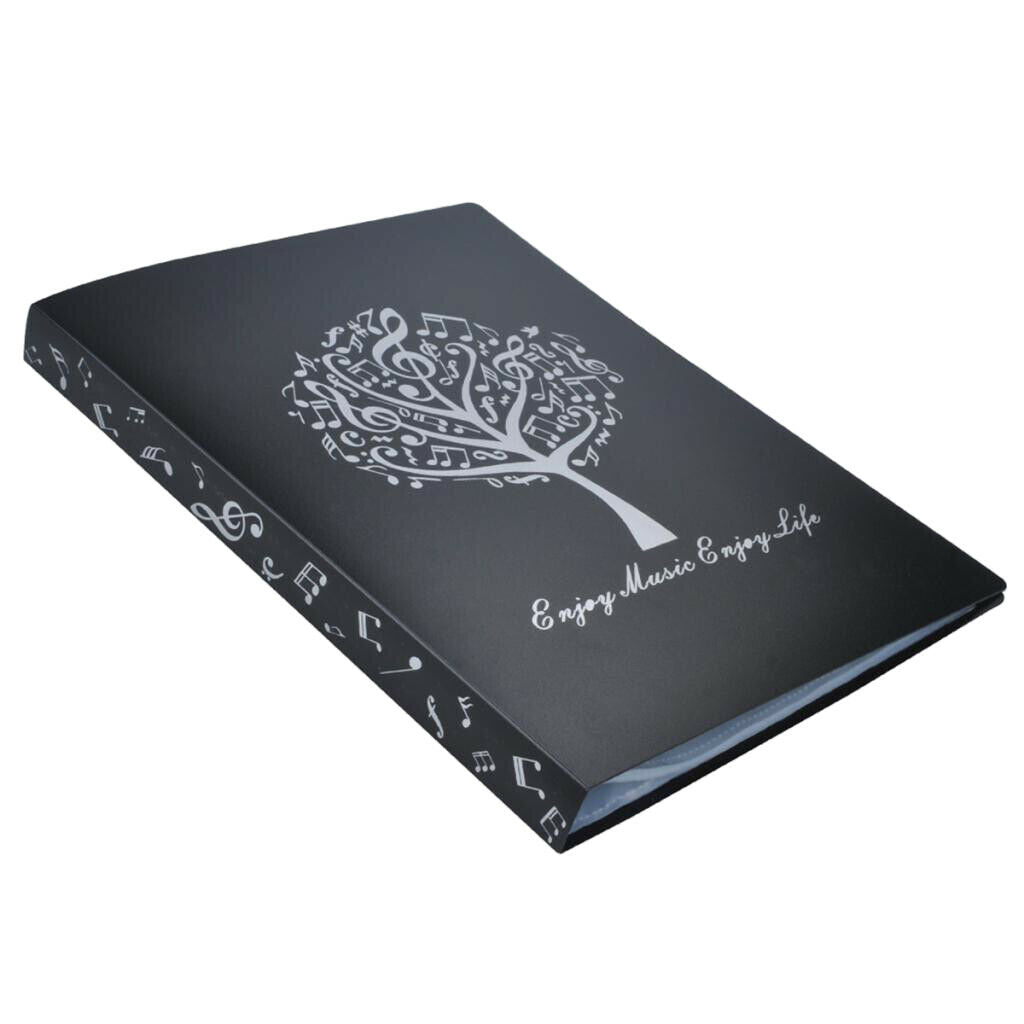 2Pcs PVC Files Storage Music Score Folder Note for Music Lovers