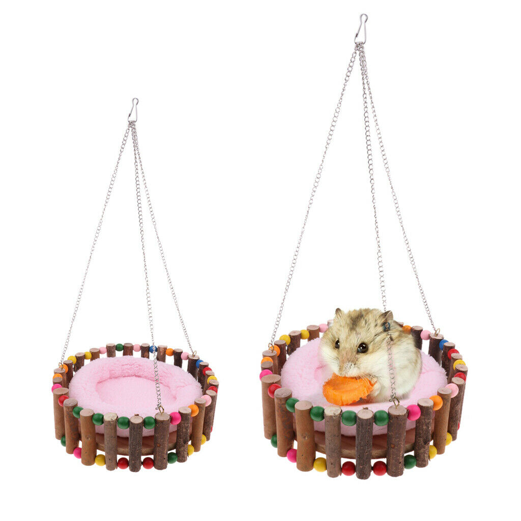 Pet Rat Hamster Hammock Hanging Bed House Small Comfort Pet Nest Random S