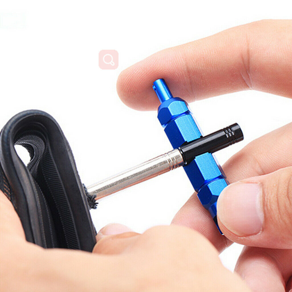 Bike and Car Presta / Schrader Valve Core Remover Tool | Valve Extender Wrench +