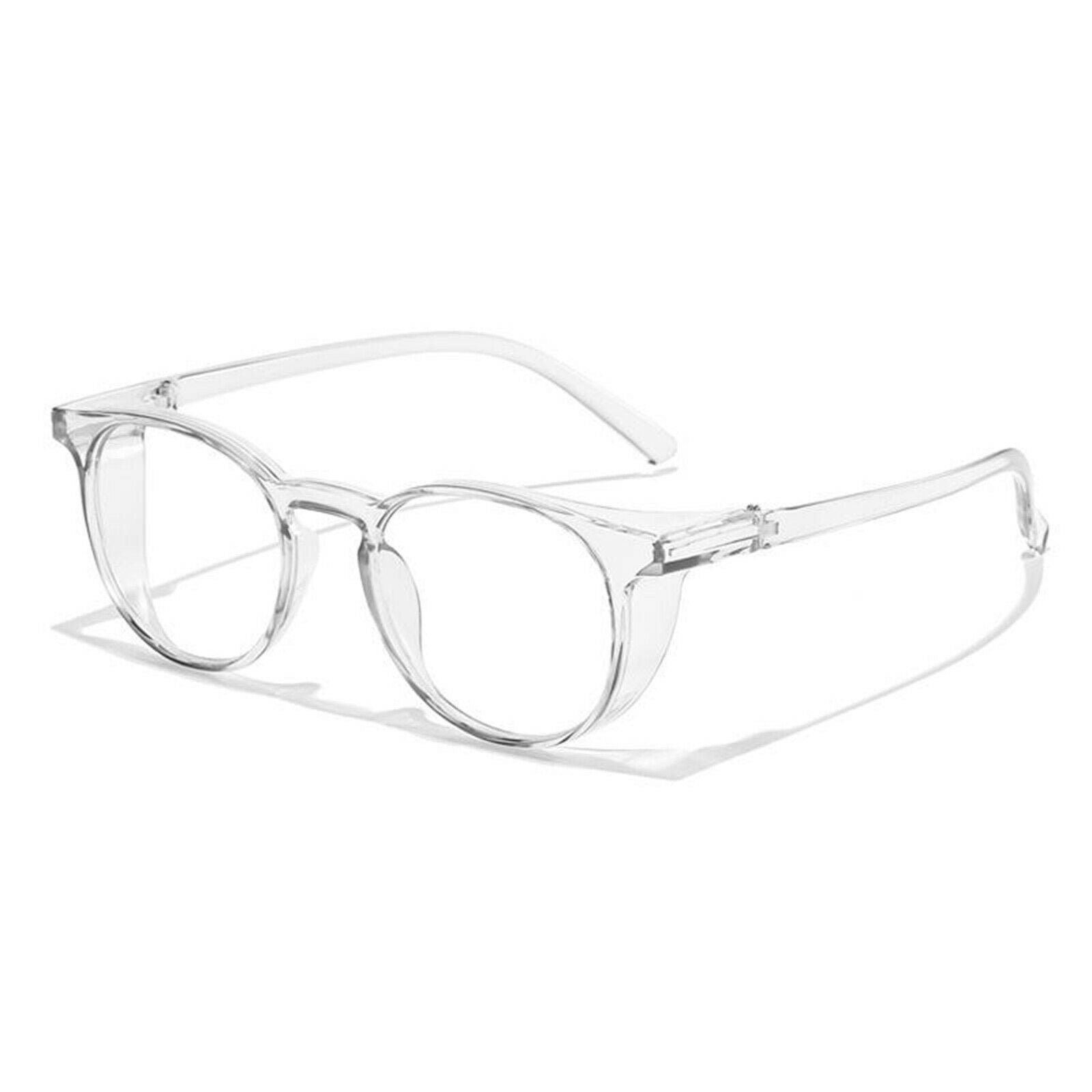 2X Safety Glasses with Clear Anti Fog Wrap-Around HD Lenses Workplaces white
