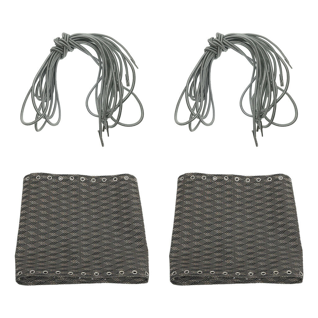2xTessforest Fabric Cloth & 8Pcs Laces for Recliner Leisure Chair 63x17
