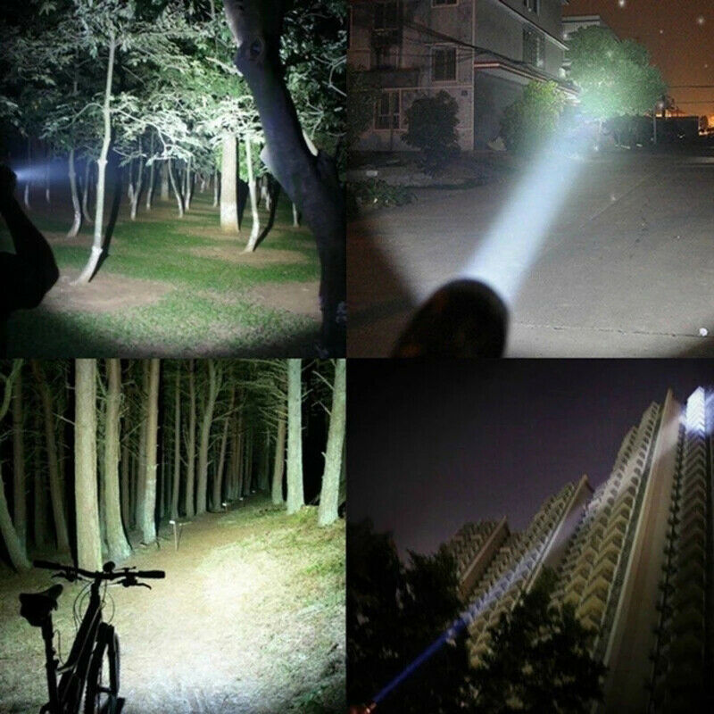 Potable LED Powerful Flashlight Rotating Multi-purpose Waterproof Handheld L KX
