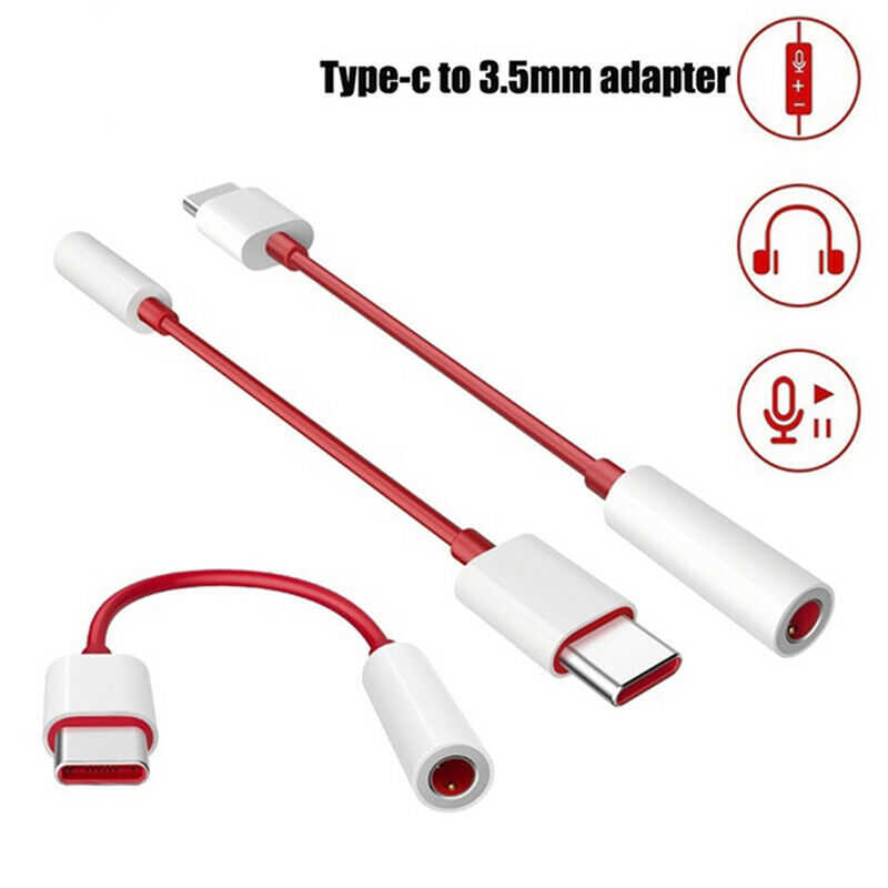 For Oneplus 6T 7Pro Usb Type C To 3.5mm Earphone Jack Adapter Aux Audio F.l8