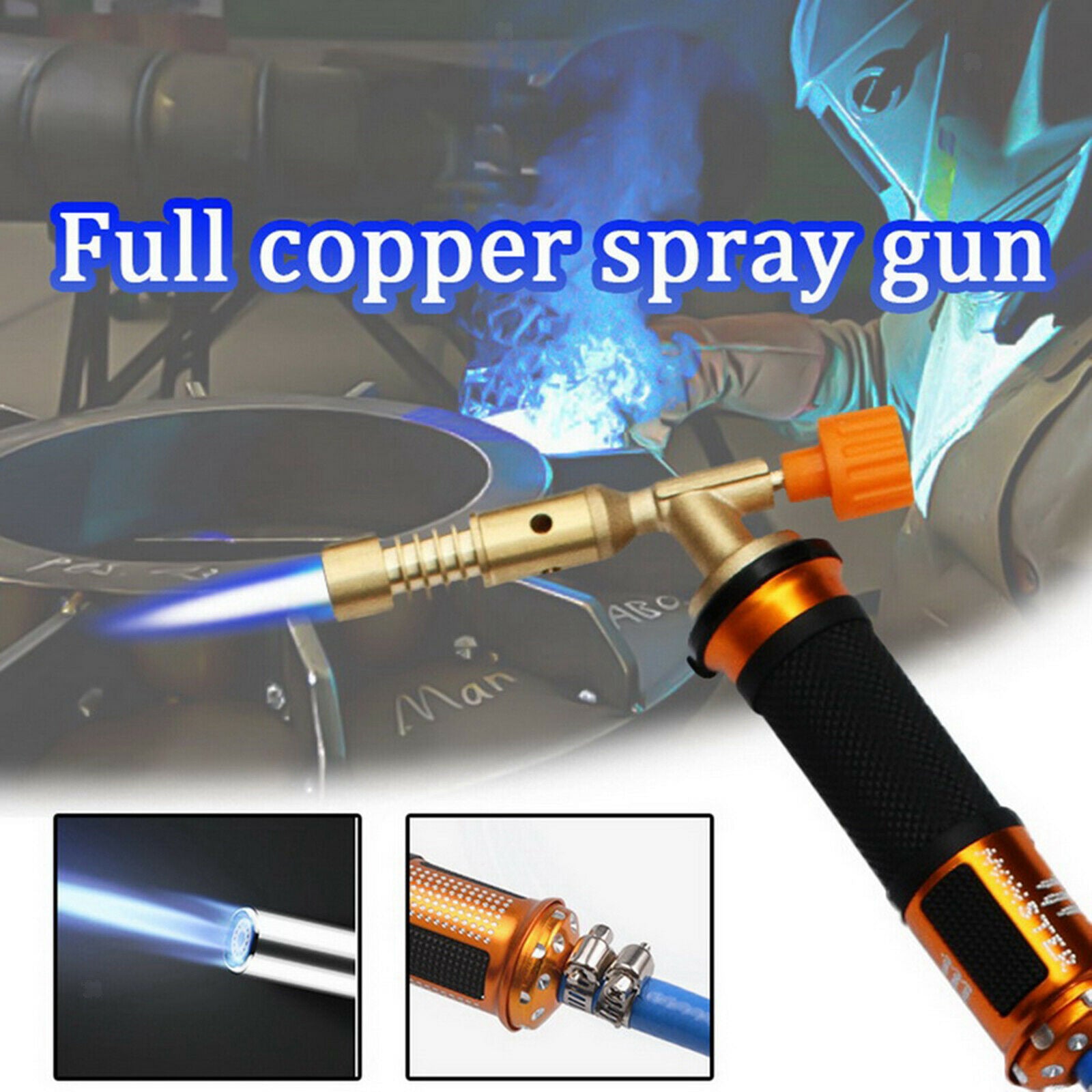 Liquefied Gas Welding Torch Kit For Cooking Brazing Heating Soldering Gun