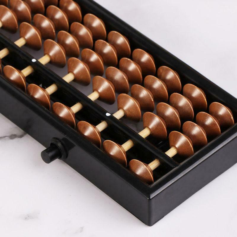 Portable Chinese 23 Digits Column Abacus Arithmetic Soroban Calculating Counting