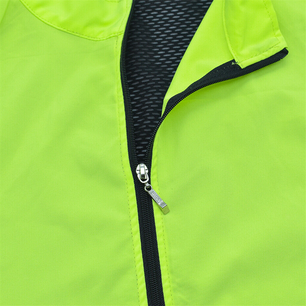 Cycling Vest Bicycle Quick Dry Running Riding Safety Vest Green M