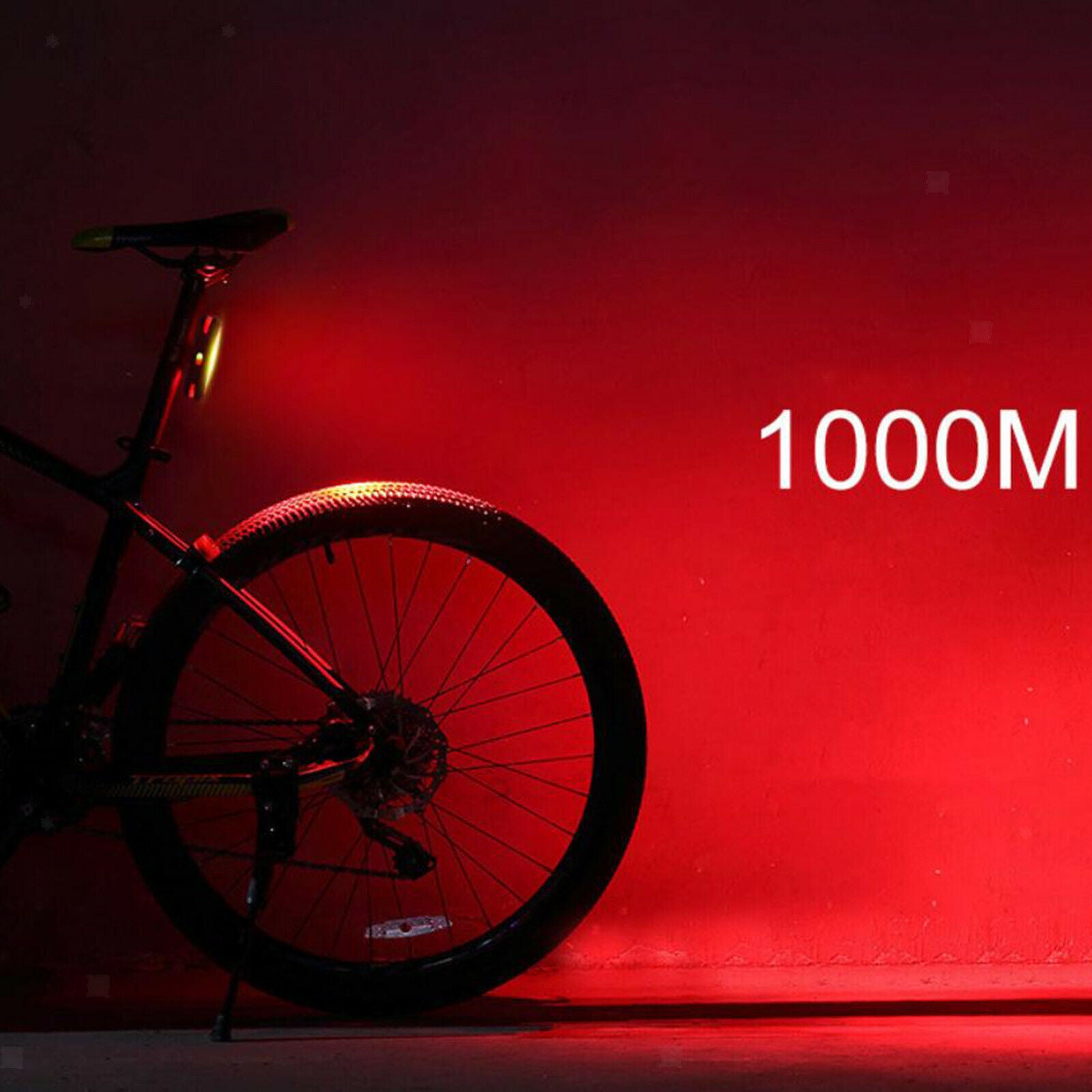 Bright Bicycle Taillights Bike Tail Lamp IPX5 Waterproof 6 Modes Lightweight