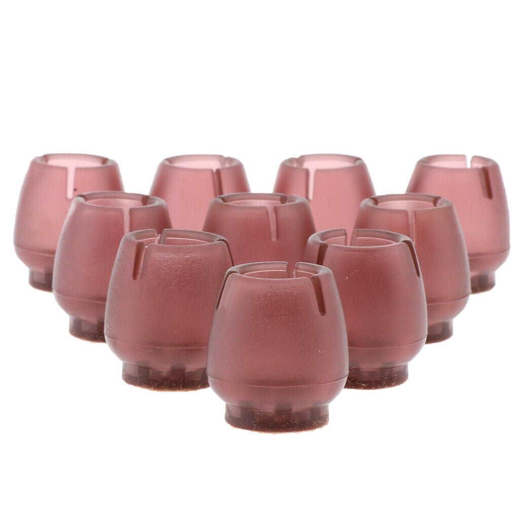 10Pcs Rubber Chair Table Foot Cover Furniture Leg Protectors 6