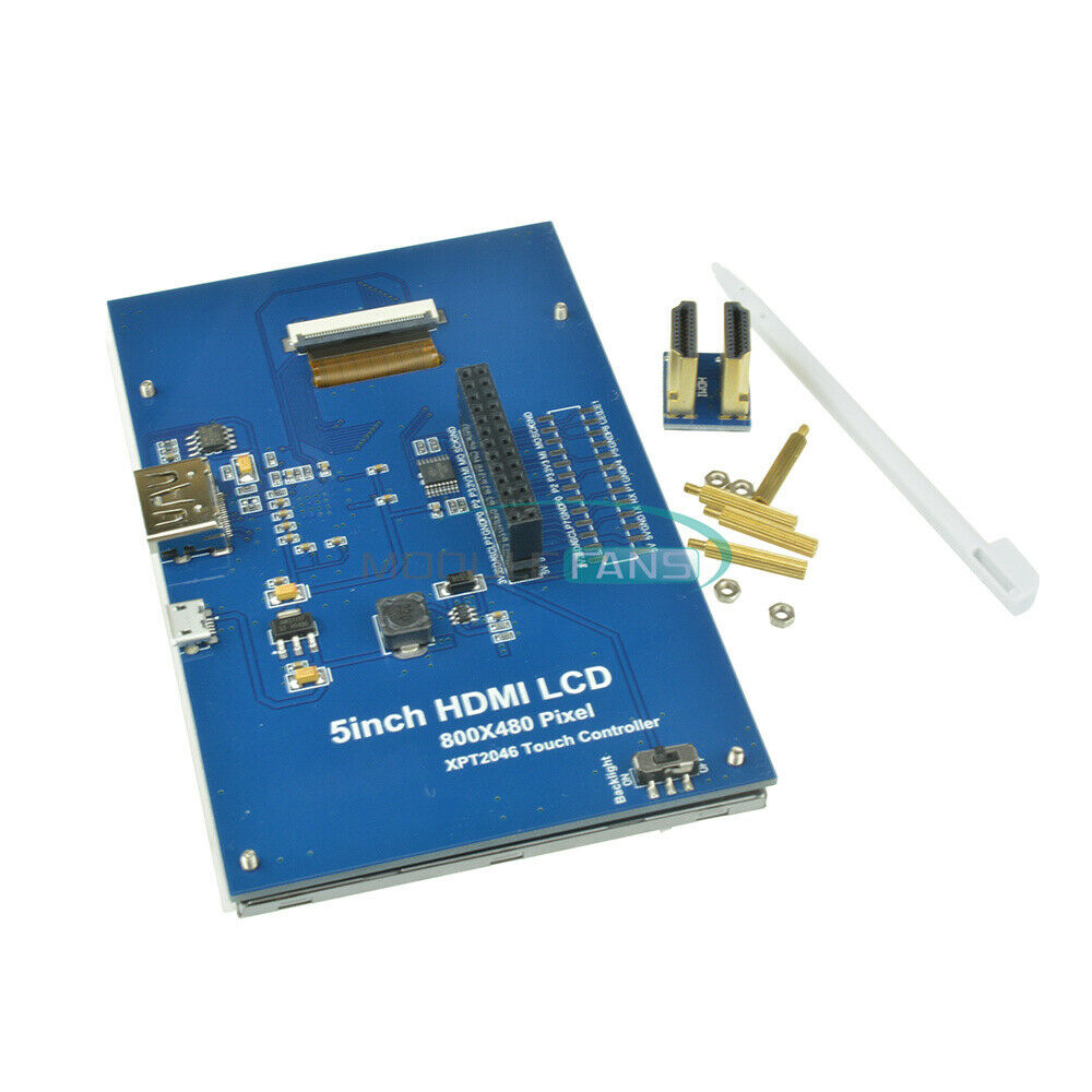 5"inch 800X480 HDMI Touch Screen TFT LCD Panel Shield Module For Raspberry Pi