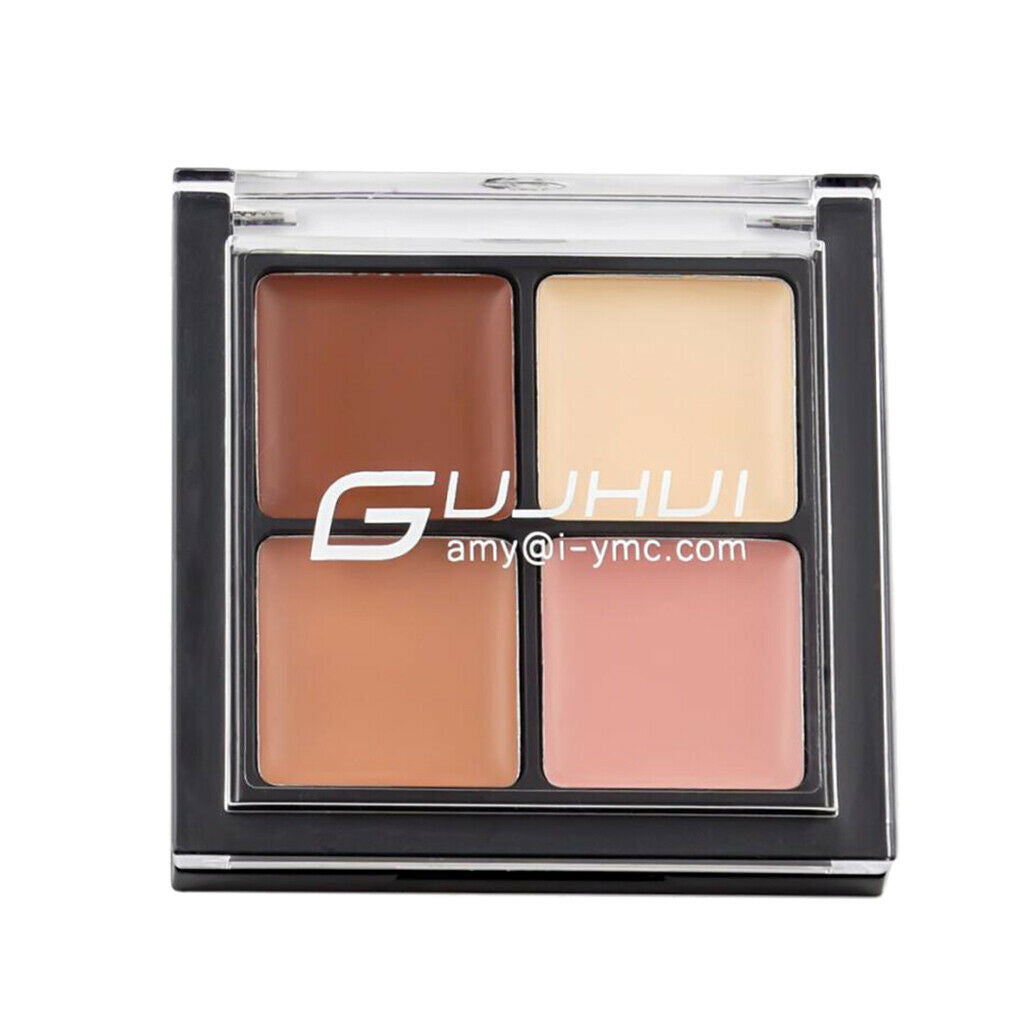4 Colors Natural Eyeshadow Palette Makeup Eye Shadow Shimmer Matte Pigments 4#