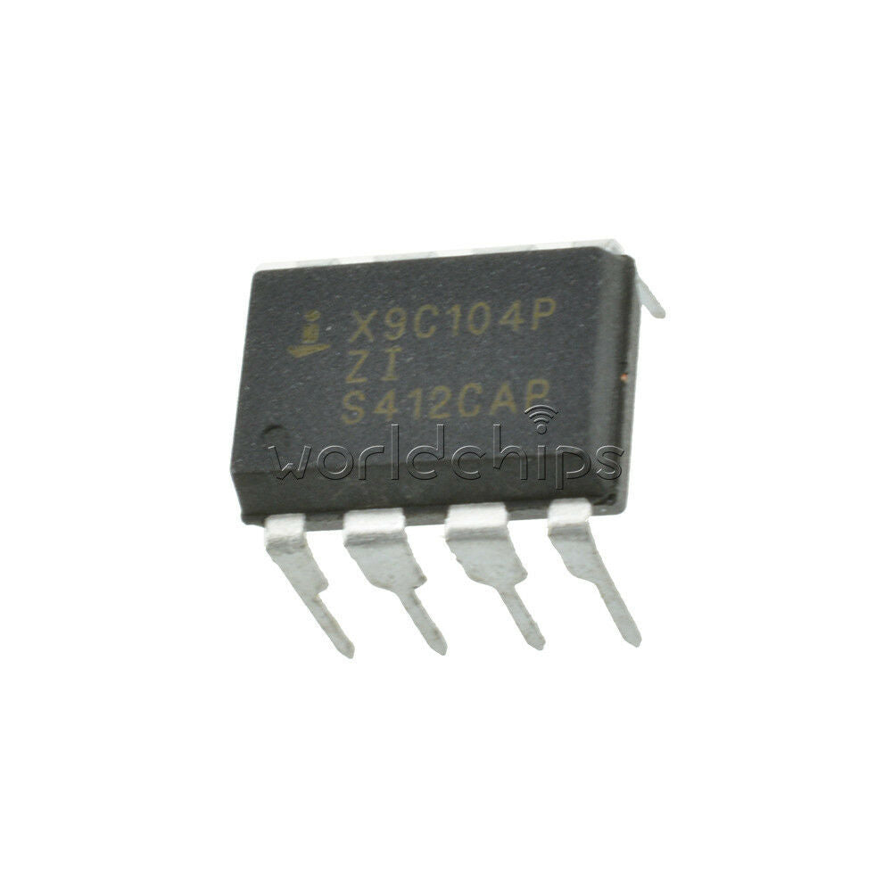 X9C104P DIP 8 X9C104 Digital Potentiometer IC NEW