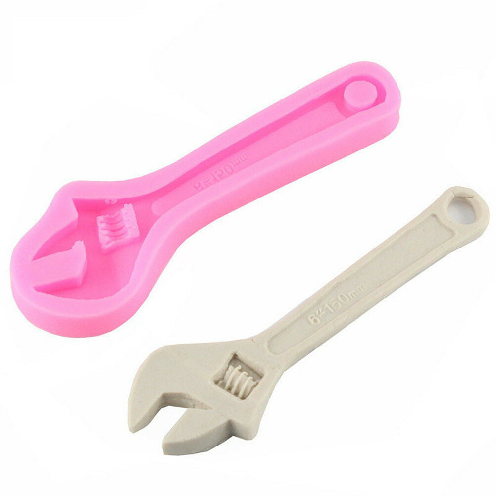 Practical Spanner Scissors Fondant Molds Cake Decor Tool Chocolate Soap M.l8
