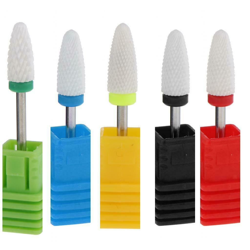 Ceramic Nail Art Polishing Head Electric Drill Bit Grinding Manicure Tool TC034