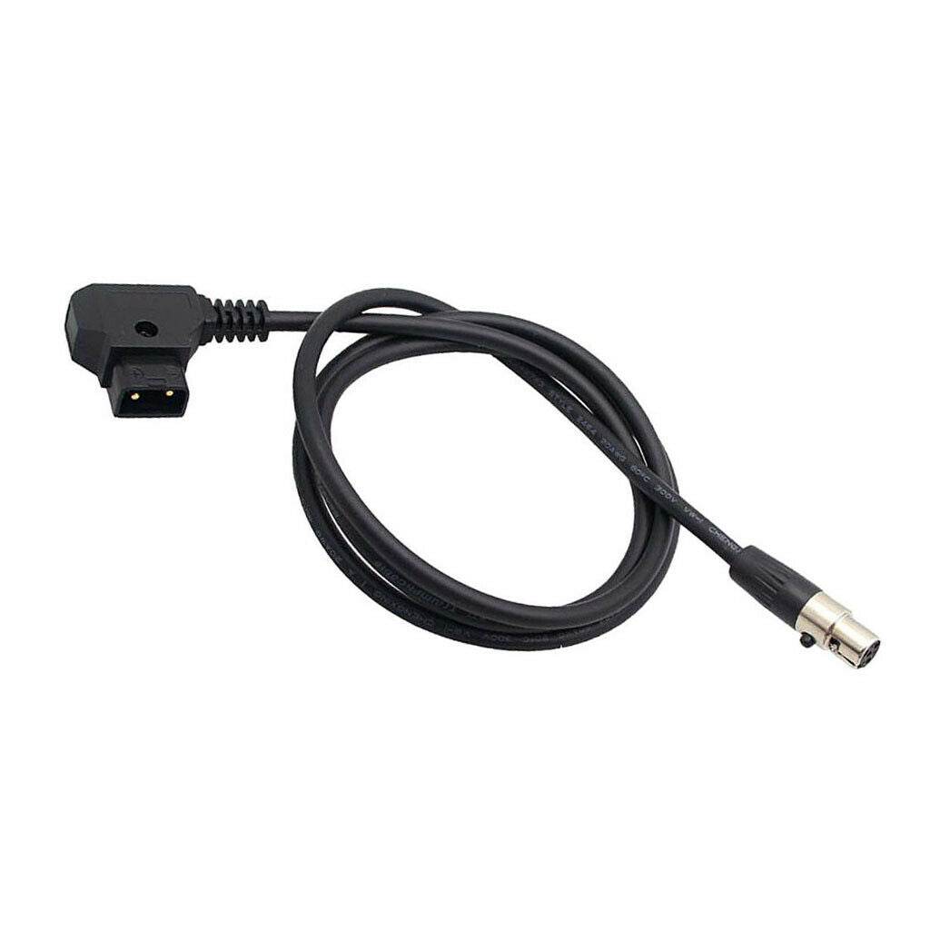 Dtap to 4 pin female mini XLR power cable for ARRI RED camera