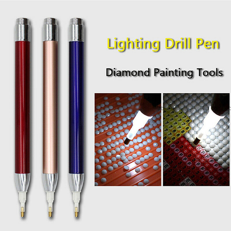 3pcs/lot Diamond Embroidery Tool Luminous Pen 5d Diamond Painting Cross S.l8