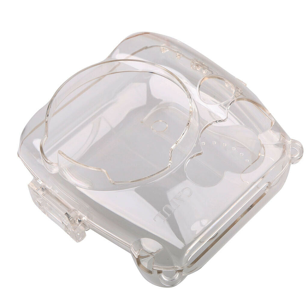 Clear Case Cover w/ Shoulder Strap for Fujifilm Instax Mini 8 8+ 9 Camera