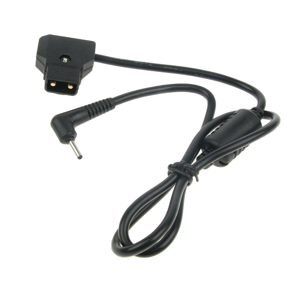 For BMPCC 4K Power Cable Coiled, Battery Pack DC Coupler Cord 5.5x2.5mm + D-tap