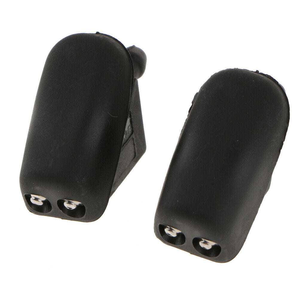 2 Pieces Windshield Washer Wiper Water Spray Nozzles For Ford Focus S-MAX
