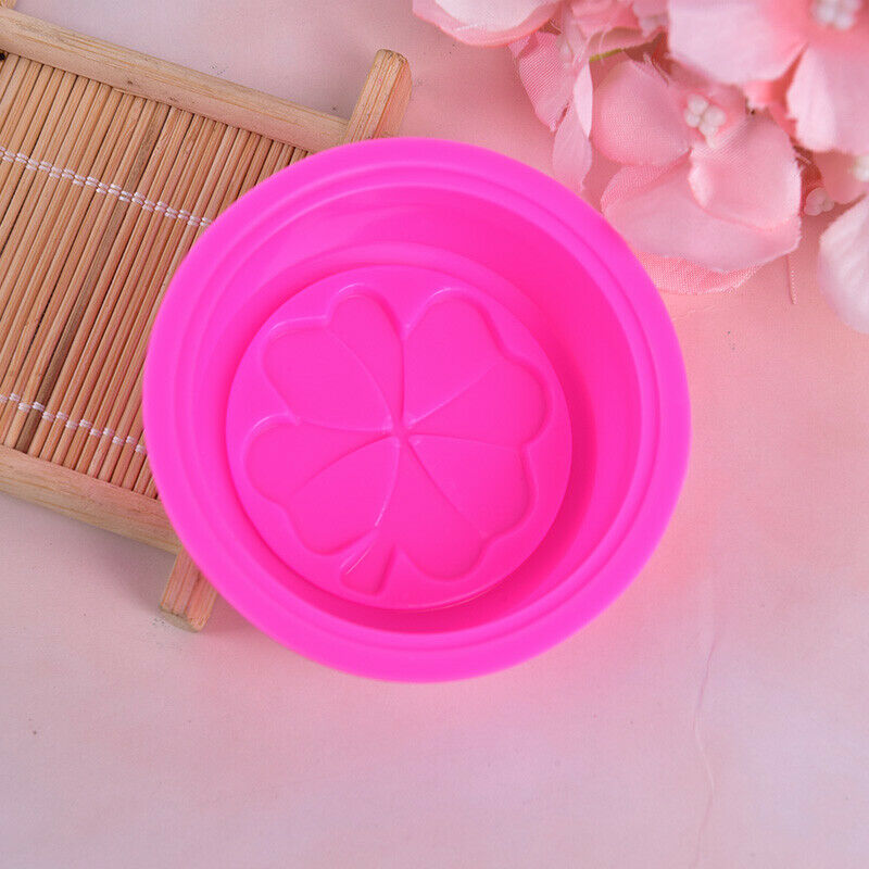 Four-Leaf Clover Handmade DIY Silicone Soap Mold Fondant Cake Decorating .l8