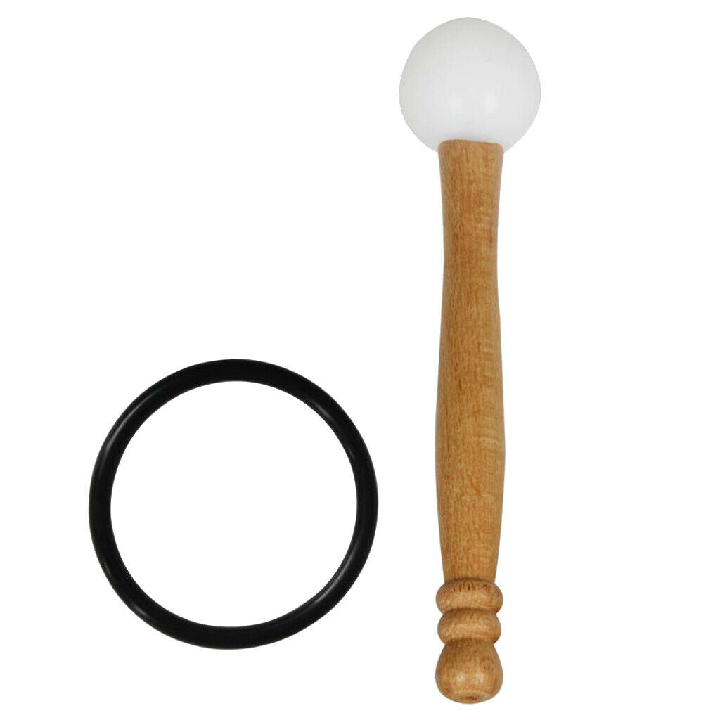 Rubber Mallet Stick with Ring for Crystal Singing Bowl