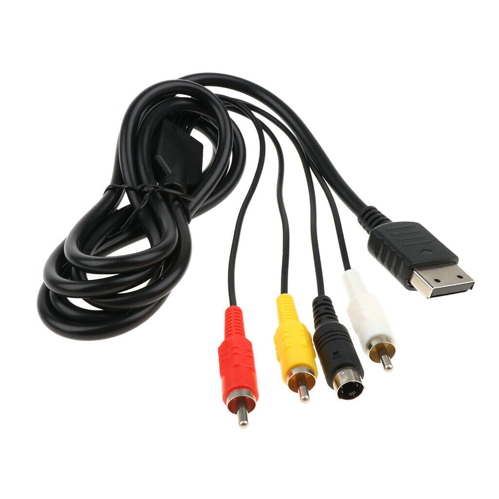 Audio Video AV A/V S-Video Composite Cable Cord Wire For Sega   Console