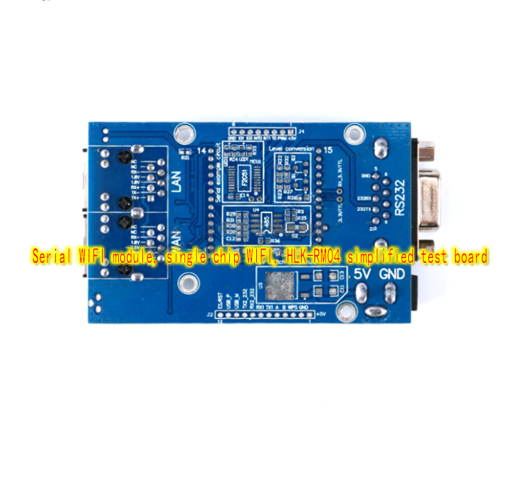 1pcs Serial ports WIFI module single chip WIFI HLK-RM04 simplified test board