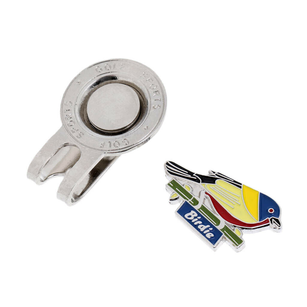 Cute Bird Design Magnetic Hat Clip Golf Ball Marker Clip Onto   Visor Gift