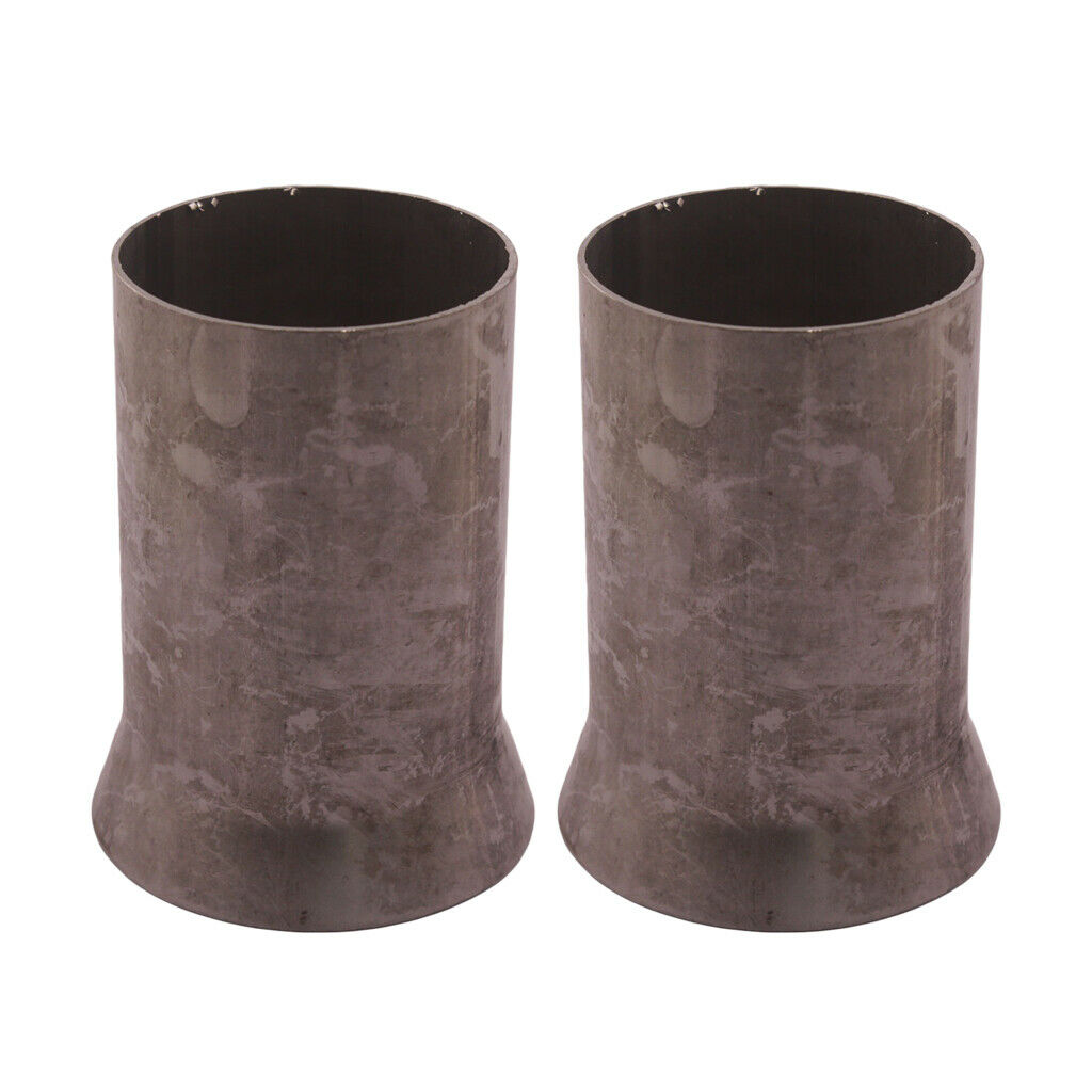 2 Pieces Stainless Steel 2.5" OD to 3" OD Exhaust Pipe Connector 4inch