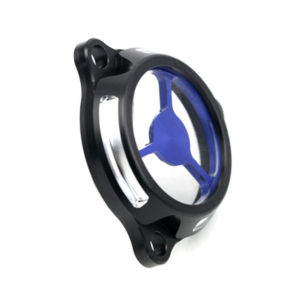 Blue CNC Engine Oil Filter Cover Cap For SUZUKI DRZ400S/SM 2000-2021 Dirt Bike