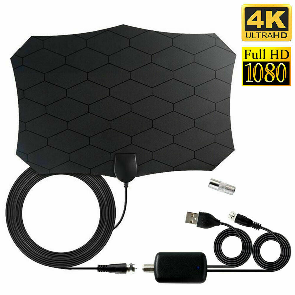 Indoor 4K Digital HD TV Antenna 1000 Miles Signal Booster Amplifier HDTV Digital