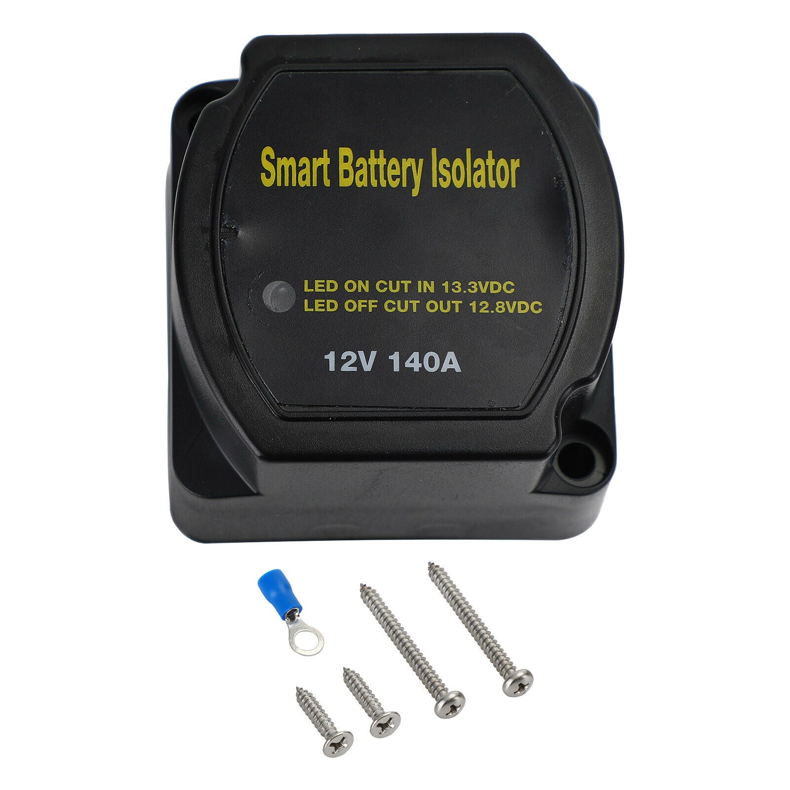 12V 140A Dual Battery Kit System Isolator Car Voltage Sensitive Relay for UTV FG