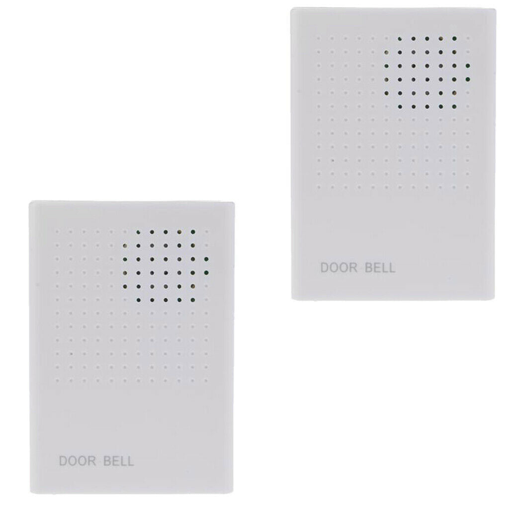 2pcs Universal Wired Doorbell Home Improvement Clear Sound Alarm Supporter