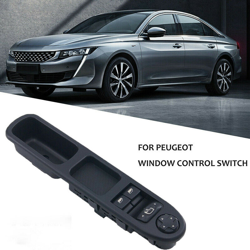 Right Driver Side Electric Power Window Control Switch Cover For Peugeot 207