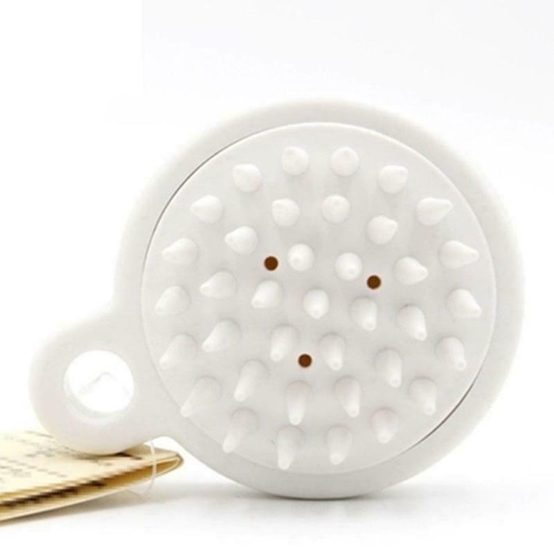 Silicone Head Body Scalp Massage Brush Comb Shampoo Hair Washing Comb Shower