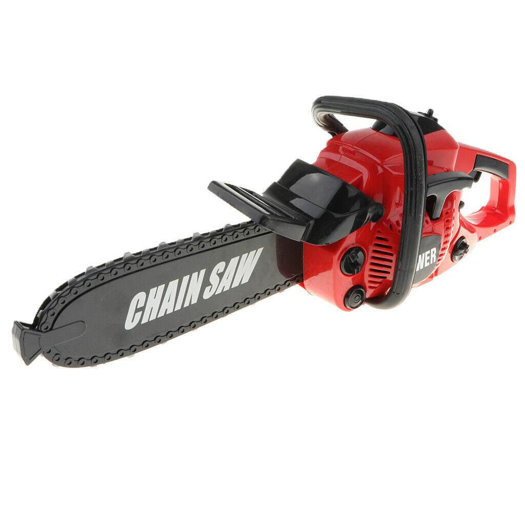 Rotating Chainsaw Power Tool w/ Realistic Sounds Yardwork Boys Toys Gift