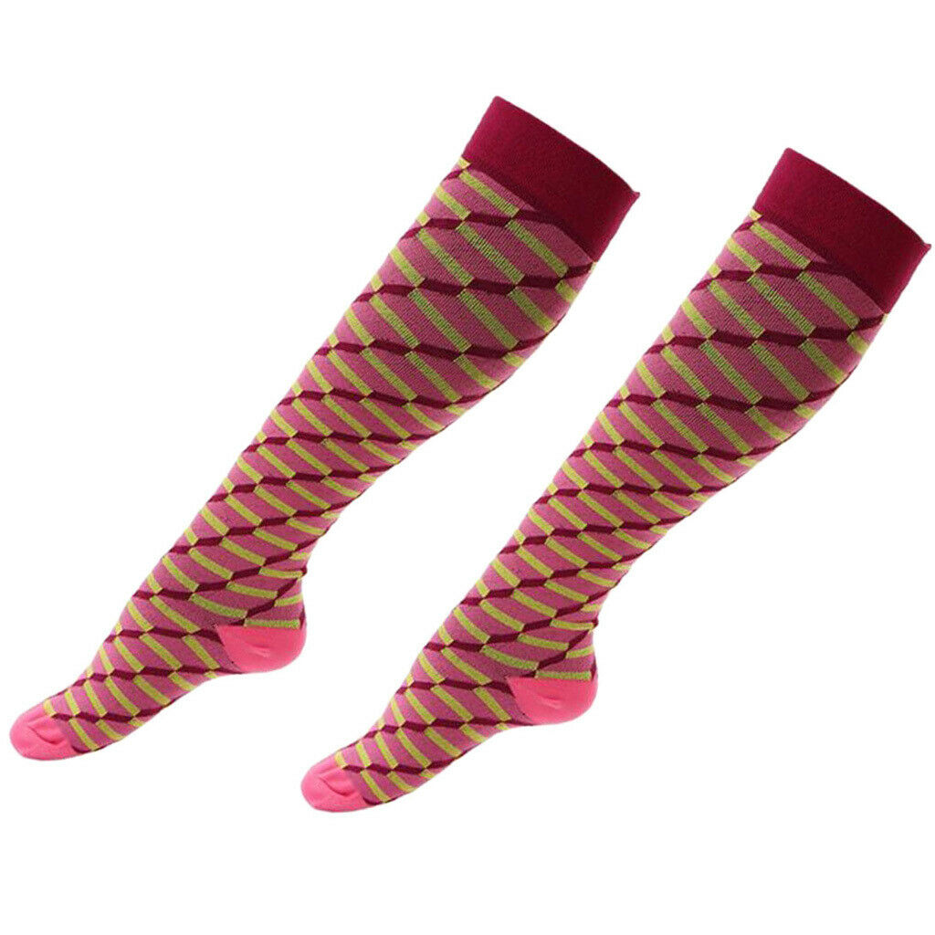 1 Pair Women Running Sports Leg Support Sleeves Compression Socks M S 01