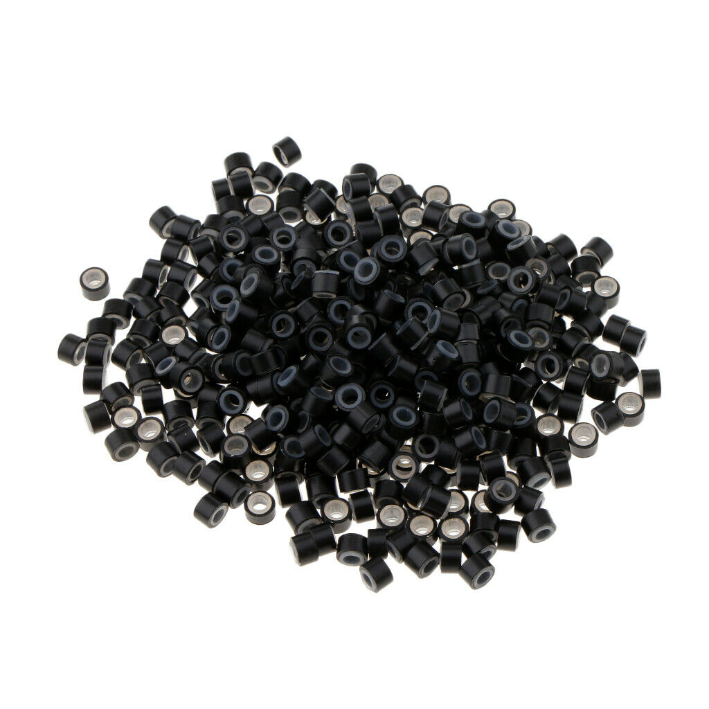 Microbead Rings 1000PCS Extension High Quality Silicone Lined 2 Colors
