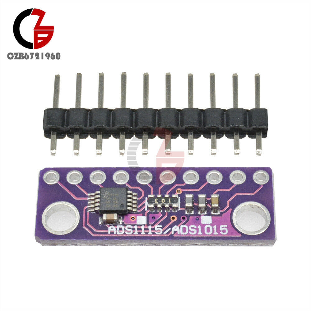 ADS1015 12-Bit I2C 4 Channel Converter Module ADC+PGA Development Board 2-5V