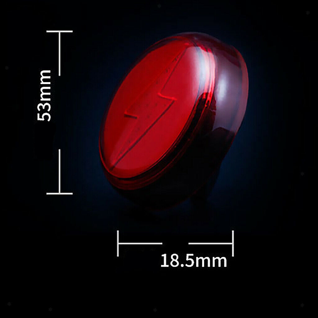 Bicycle Rear Light Rechargeable Cycling 5 Modes Taillight Running Lamps