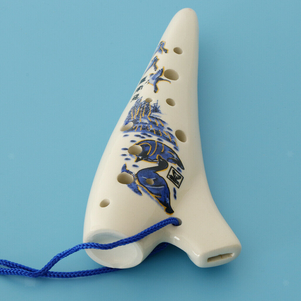 12 Holes C Key Tone Ocarina Musical Instrument for Children Beginner Gift